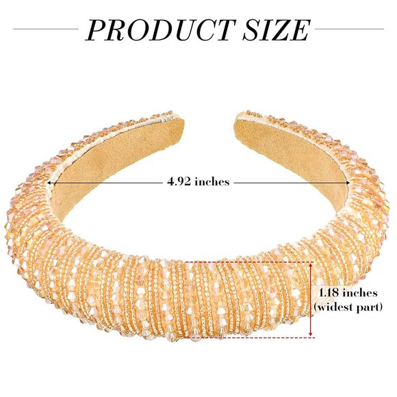 Headband Crystal Rhinestone4/pack NEW main image 5